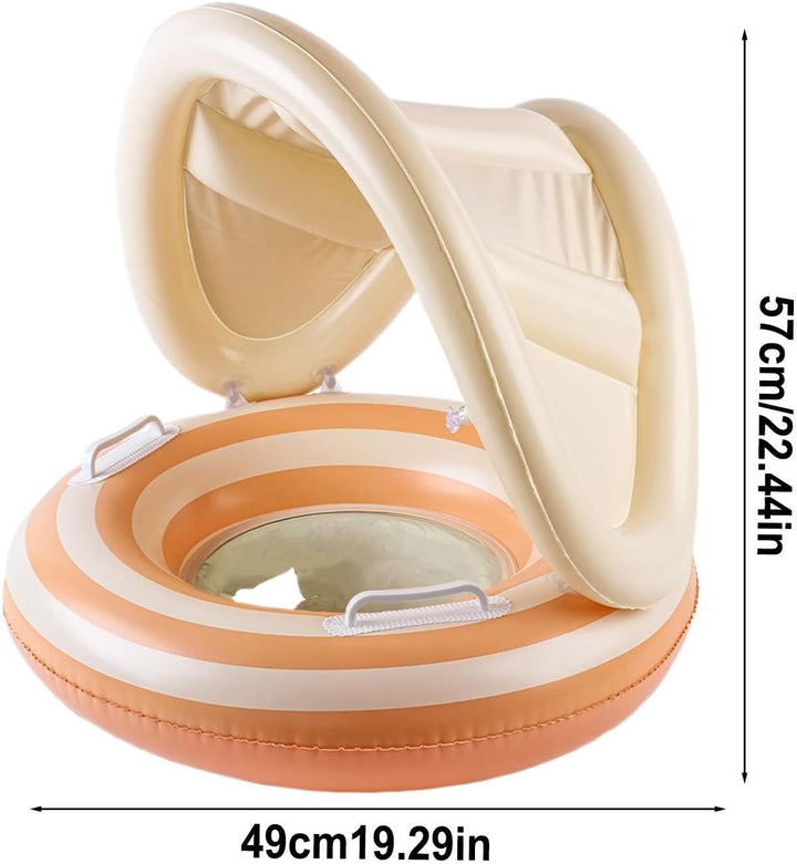 Aufblasbare Pool-Schwimmflösse für Kinder Pool-Schwimmspielzeug mit Orange, Orange