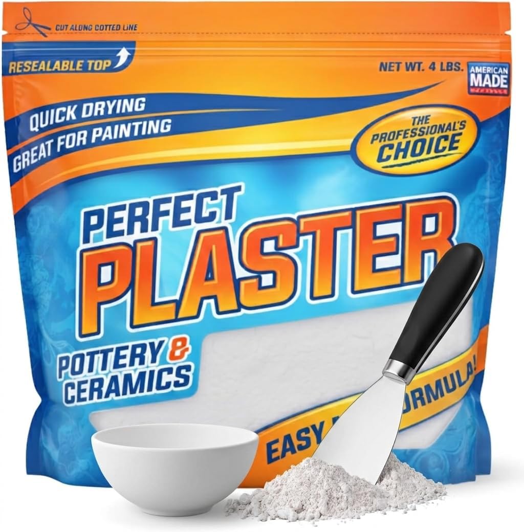 Perfekt Putz Keramik &amp; Keramik Guss Material 4Lb weiss, Wei 4Lb