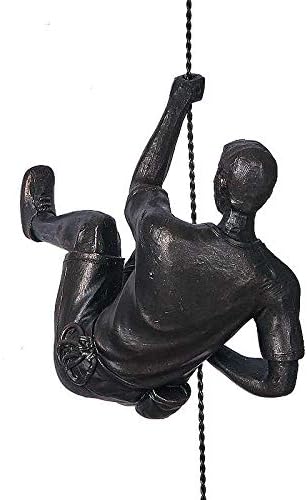 WJBABJ Klettern Charakter Charakter skulptur Wand hängen Hintergrund Wand Outdoor Sport Dekoration K