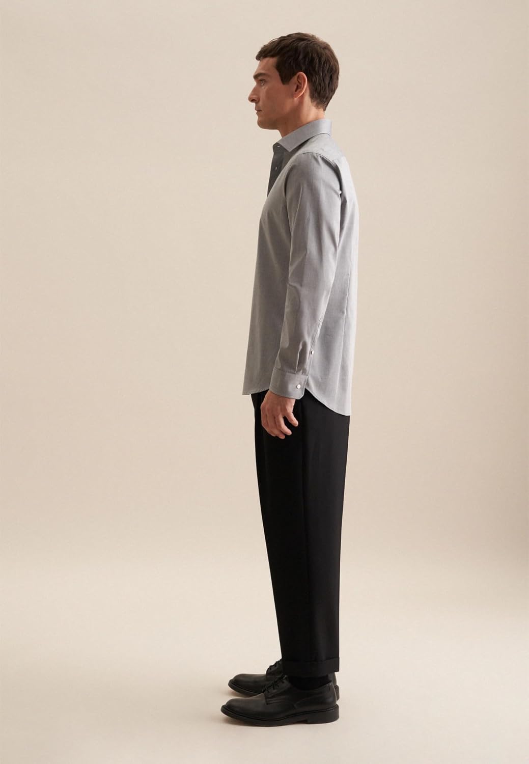 Seidensticker Herren Shaped Fit Hemd Hemd 39 Anthra(022000), 39 Anthra(022000)