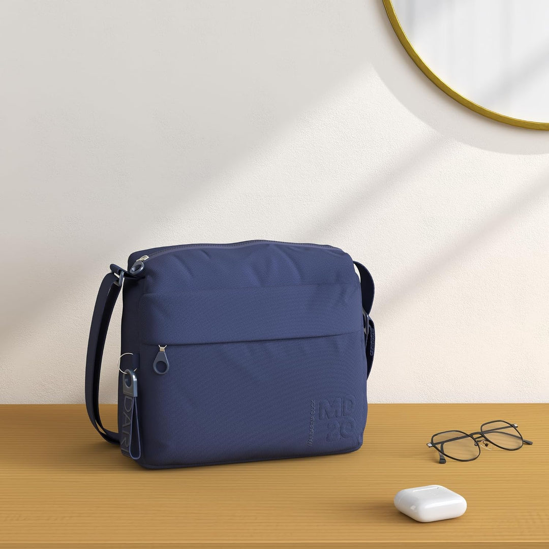 Mandarina Duck Damen Md 20 Umhängetasche, 30x26x14 (L x H x W) Dress Blue, Dress Blue