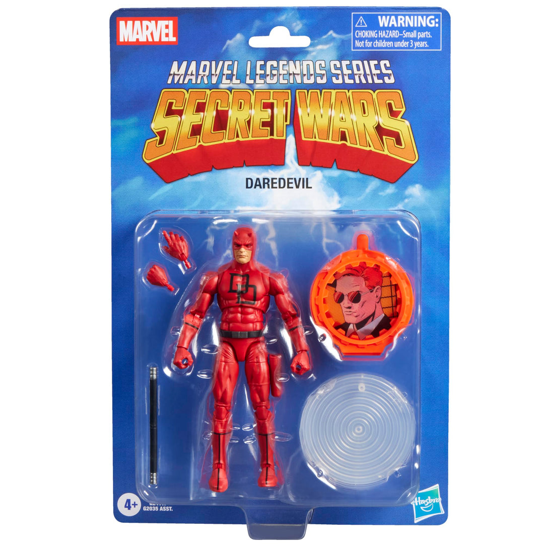 Marvel Legends Series Secret Wars Daredevil, Retro Marvel Comics Action-Figur zum Sammeln mit Lentik