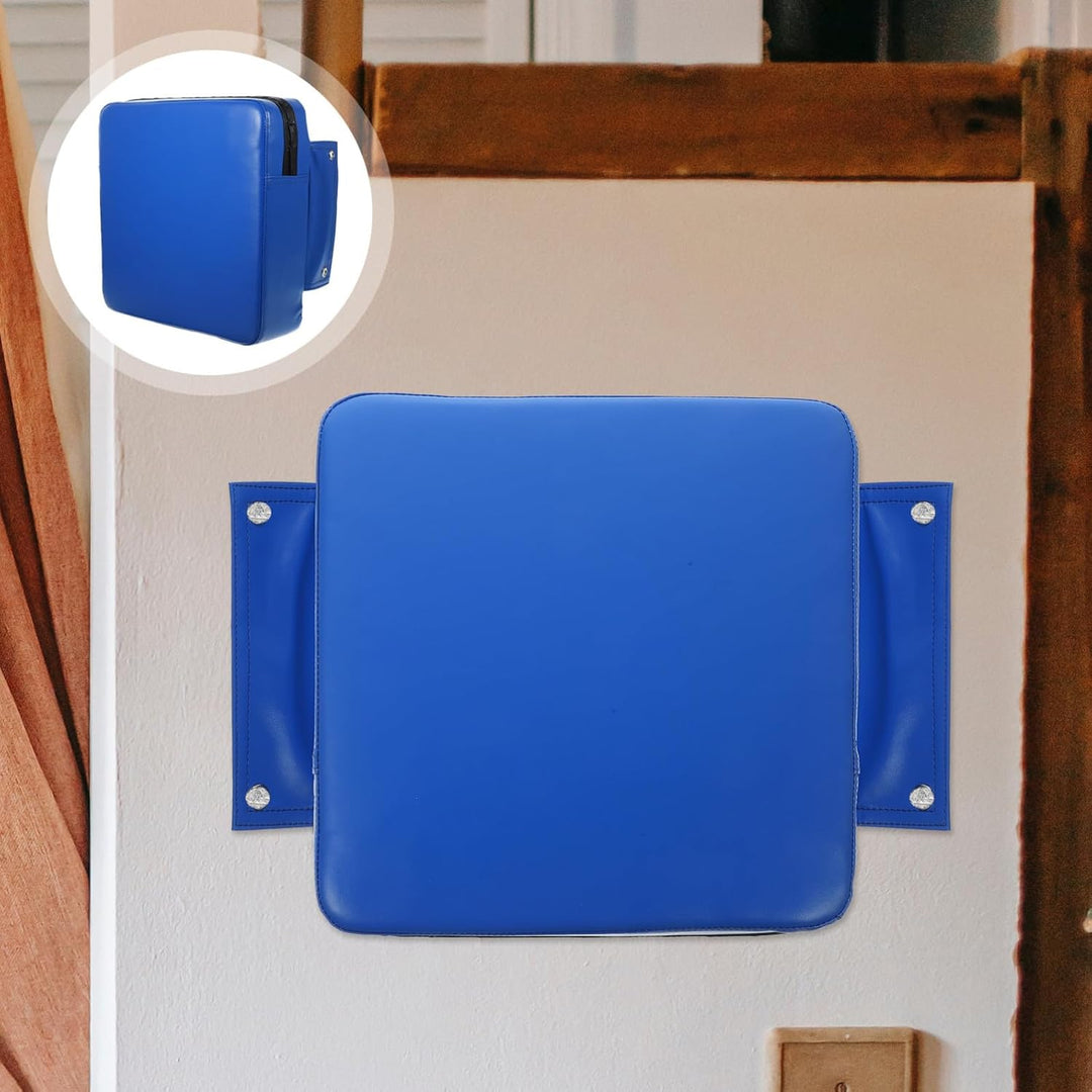 Alipis Boxwandpolster Wandgehäuse 30x30x10cm Blau PU Boxwandmatte Schlagpolster für Punching und Ply