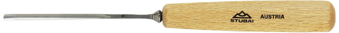 Stubai Stechbeitel lang poliert, Form 6, 4 mm, 550604