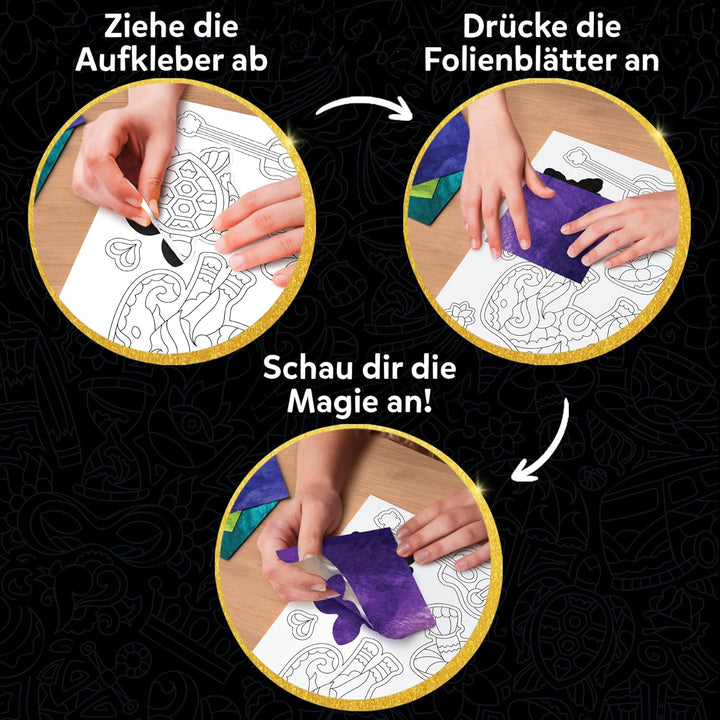 Skillmatics Folienspass - Hübsche Muster, Osterkörbchenfüller, schmutzfreie Kunst, Magnete, DIY Bunt
