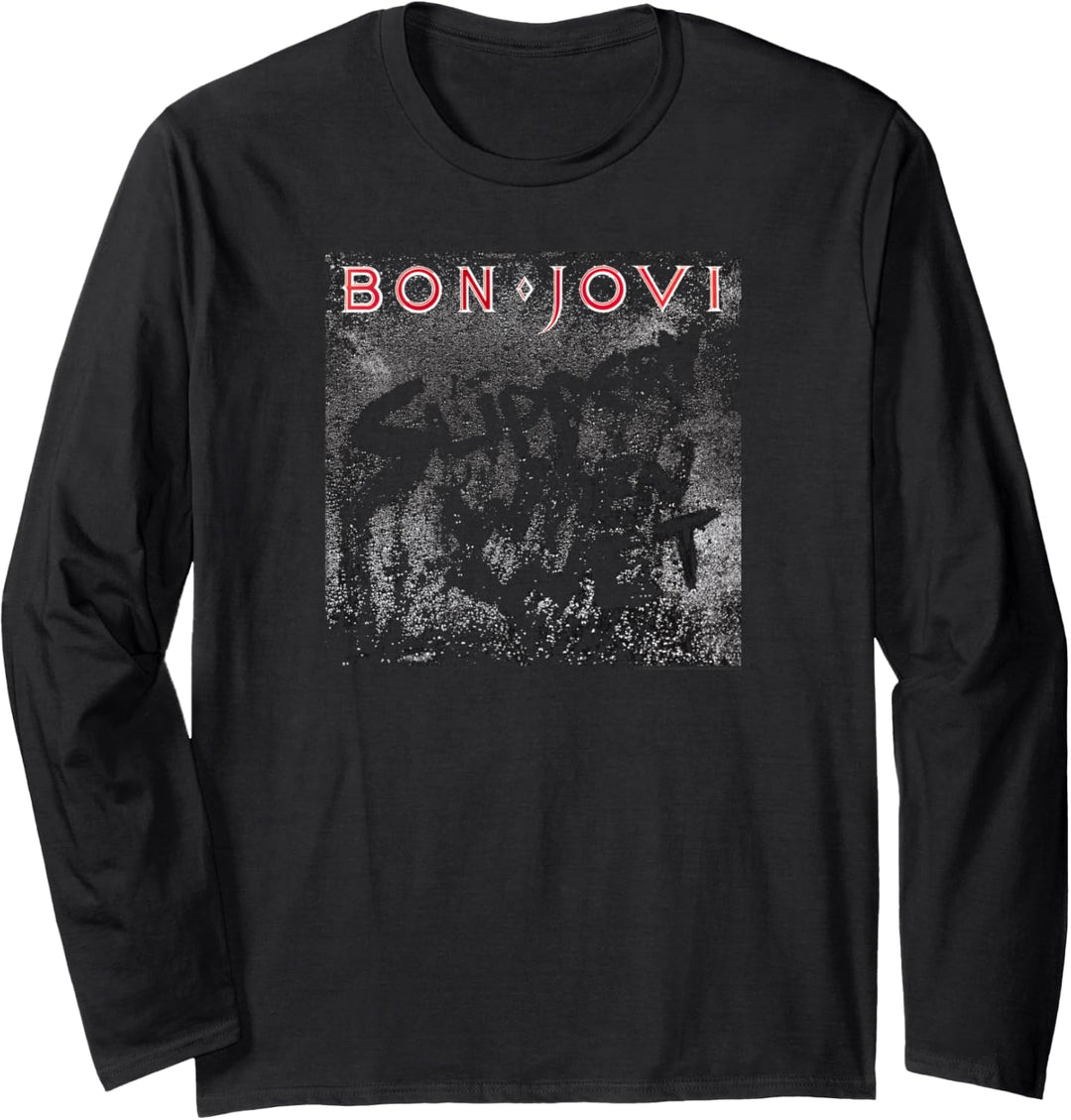 Bon Jovi Slippery Cover Langarmshirt