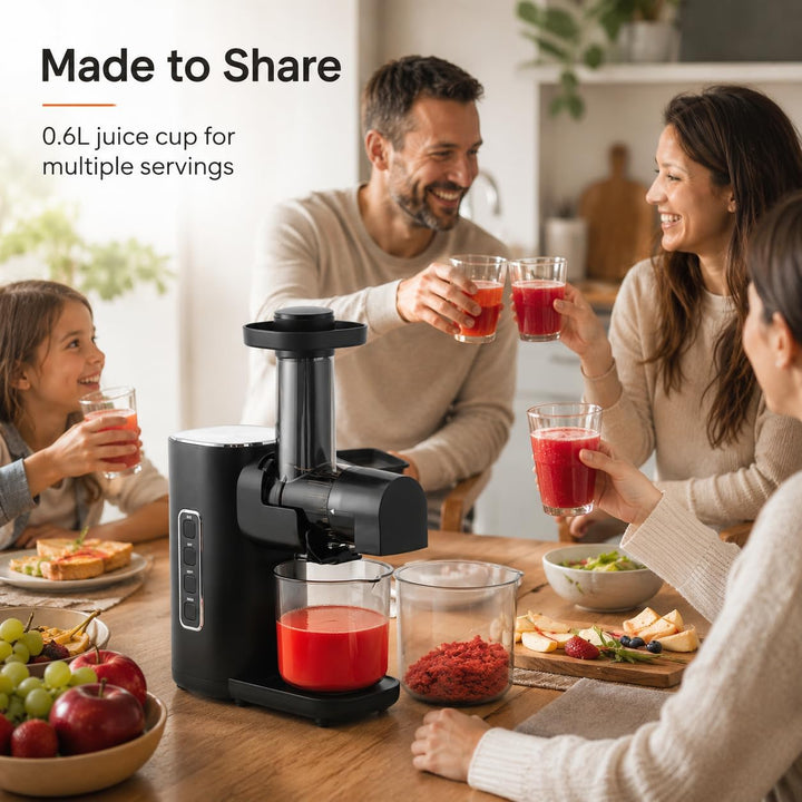 Entsafter Gemüse und Obst Testsieger, 150W Slow Juicer