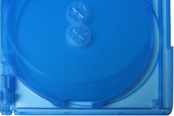 Profi Blu Ray Hüllen 6fach 15mm blau transparent - 10 Stück