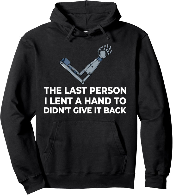 Armprothese Arm Amputation Amputierter Pullover Hoodie