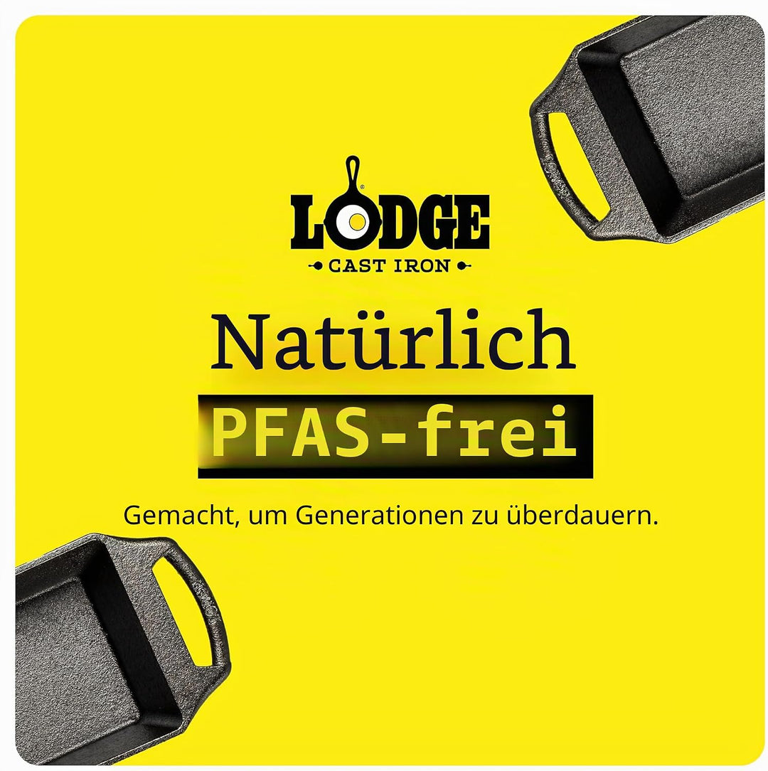 Lodge Kastenform aus Gusseisen, 21,6 x 11,4 cm, Kastenform