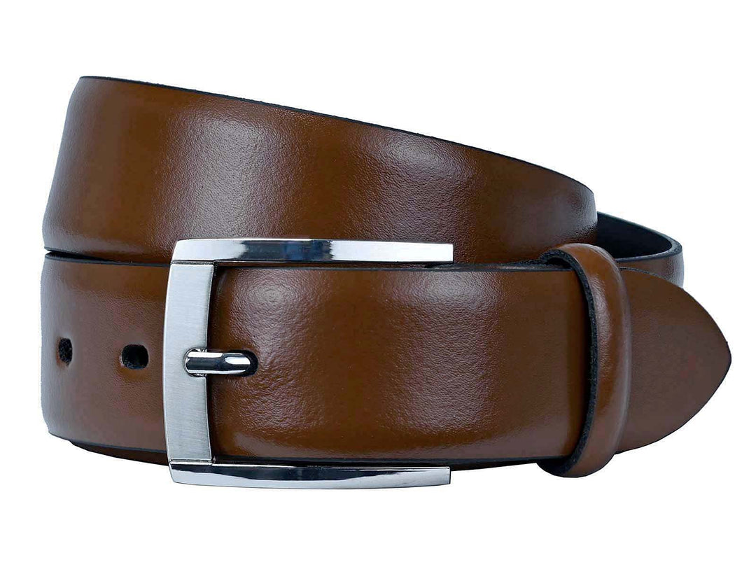 LLOYD-Herren-Ledergürtel 35 mm Dorn-Schliesse, Cognac 95