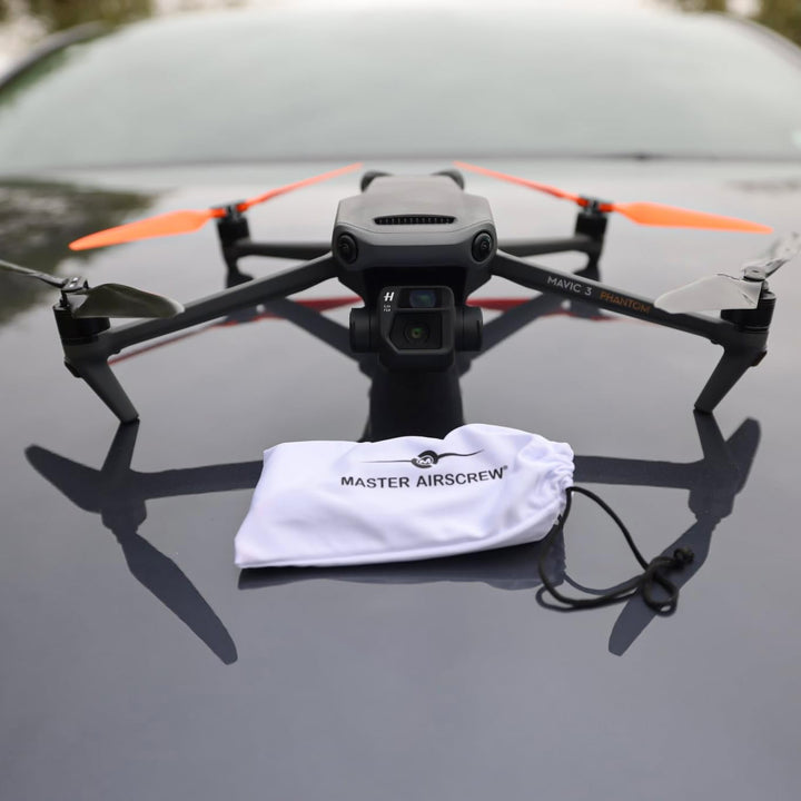 Master Airscrew Stealth Propeller kompatibel mit DJI Mavic 3 - Schwarz, 4 Stück, Schwarz