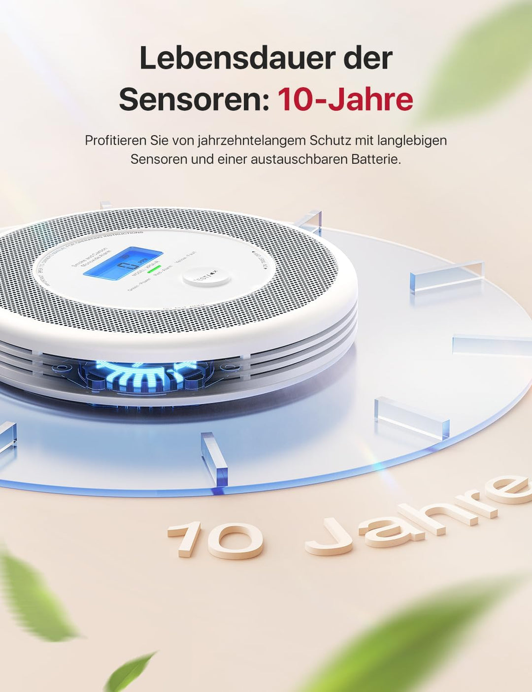 X-Sense XP0A-iR Rauch und CO Melder mit Sprachalarm und Standortansage, WLAN Kombinierter Rauch- und