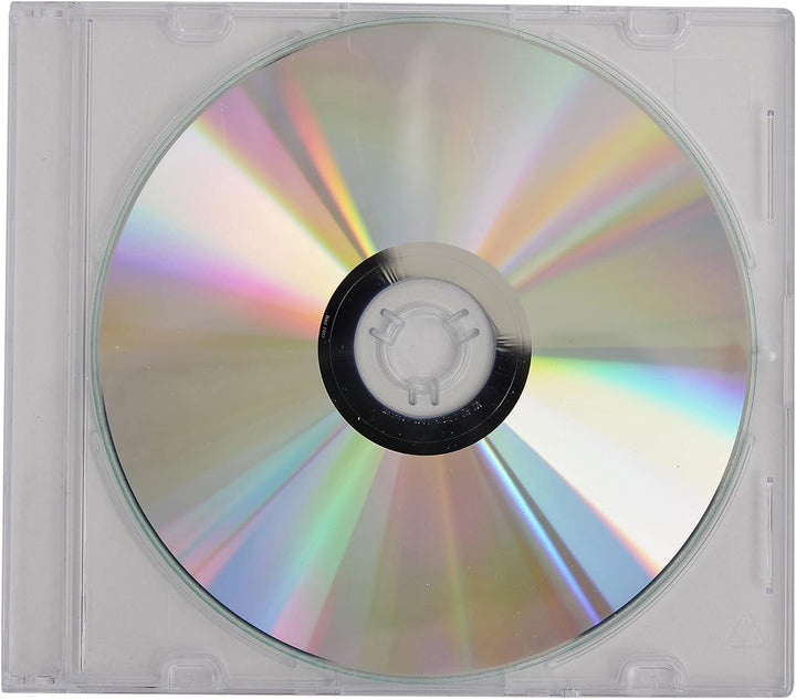 Dragon Trading® CD- / DVD-Hüllen für 1 CD / DVD, 5,2 mm, transparent, 50 Stück