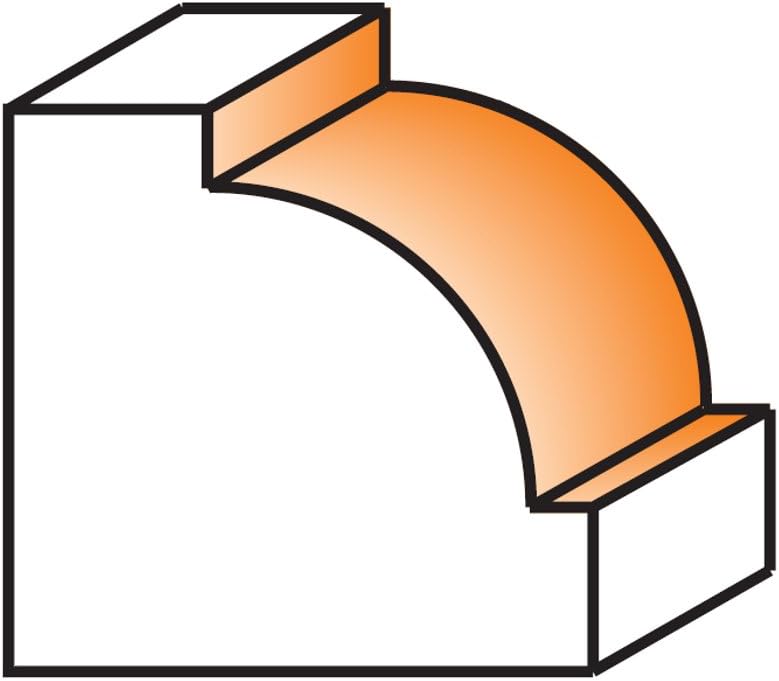 FRESA R.CONCAVO C/CUSC. HM S=6.35 D=25.4 R=6.4
