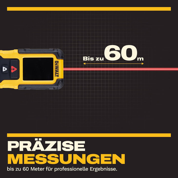 DEWALT 60m Alkaline Laser-Entfernungsmesser, DWHT77200-XJ