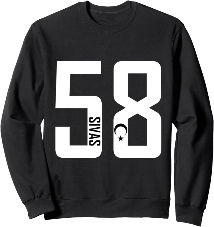 58 Sivas Türkei Ayyildiz für Damen und Herren Sweatshirt