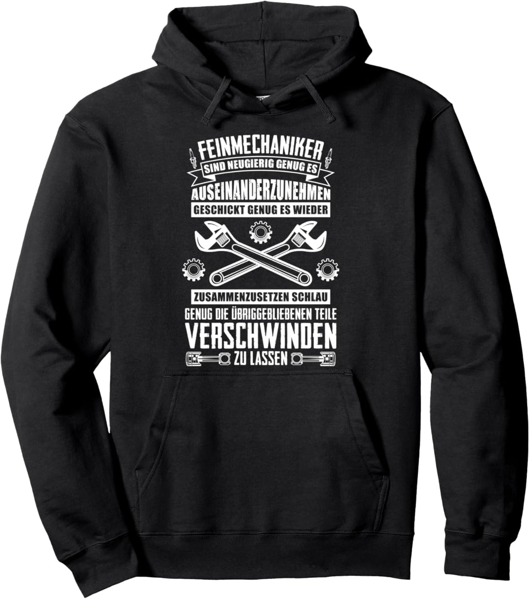 Feinmechaniker Handwerker - Feinwerkmechaniker Pullover Hoodie