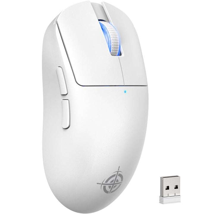 MAGIC-REFINER G6 Superlight Kabellose Gaming-Maus, 24000 DPI, PAW3311 -Sensor, RGB-Lichtleiste, 72g
