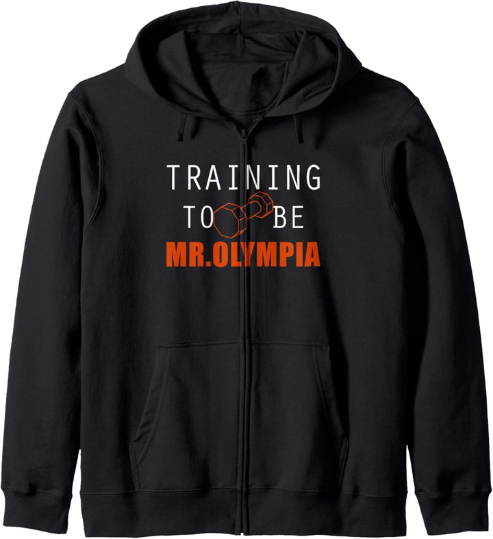 Training To Be Mr. Olympia Workout Gym Kapuzenjacke