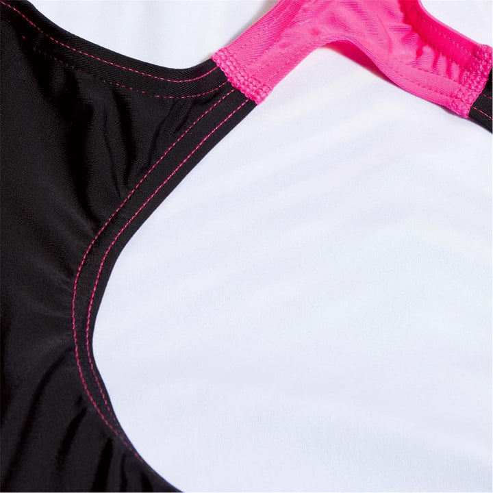 Speedo Digital Placement Splashback, Rosa 9-10 Jahre
