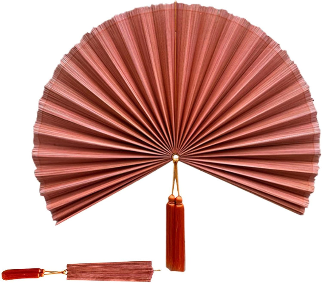 Fächer-Dekorationen für die Wand, 100 cm, hängbar, zusammenklappbar, mit Quaste, dekorative Faltfäch
