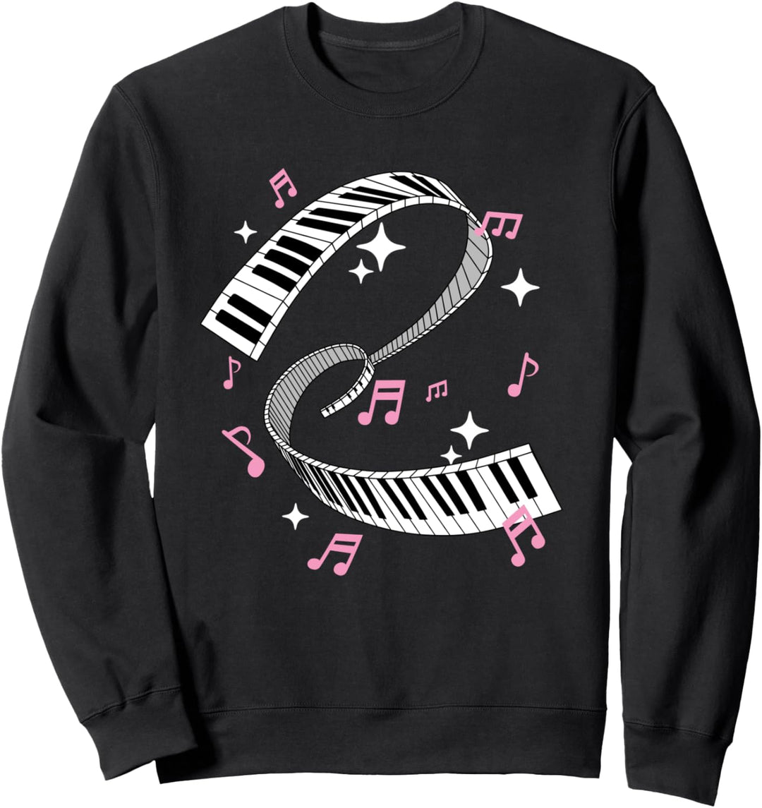 Klavier Musiker Band Keyboard Sweatshirt