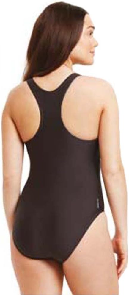 Zoggs Damen Coogee Sonicback Ecolast Bademode 40 Schwarz, 40 Schwarz