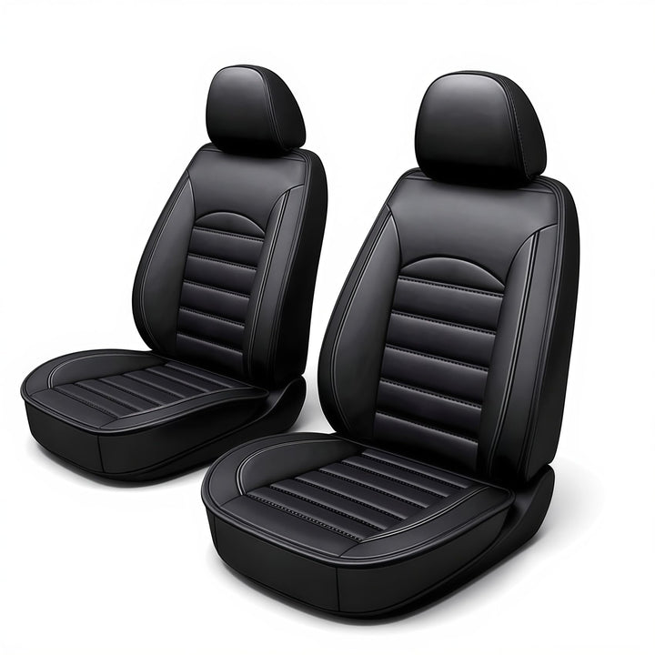 Autositzbezüge Auto Vordersitz 2 Stück Set, Autositzbezüge Leder Universal Set, Geeignet VW Golf TIG