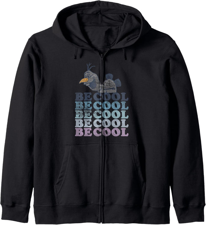 Disney Frozen 2 Olaf Be Cool Colorful Word Stack Kapuzenjacke