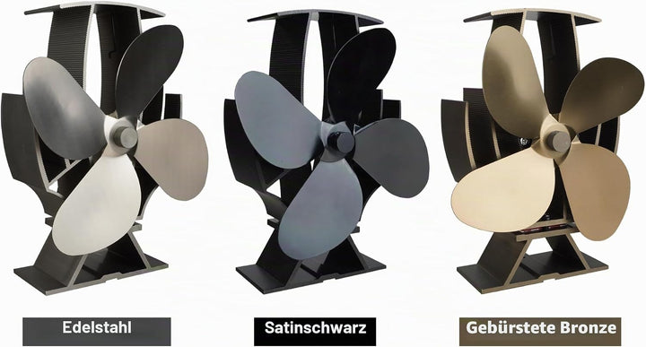 Forest Master - SuperFast Air Halbbeheizter Ofenventilator mit Dufthalter - Für Holzbrenner und Holz