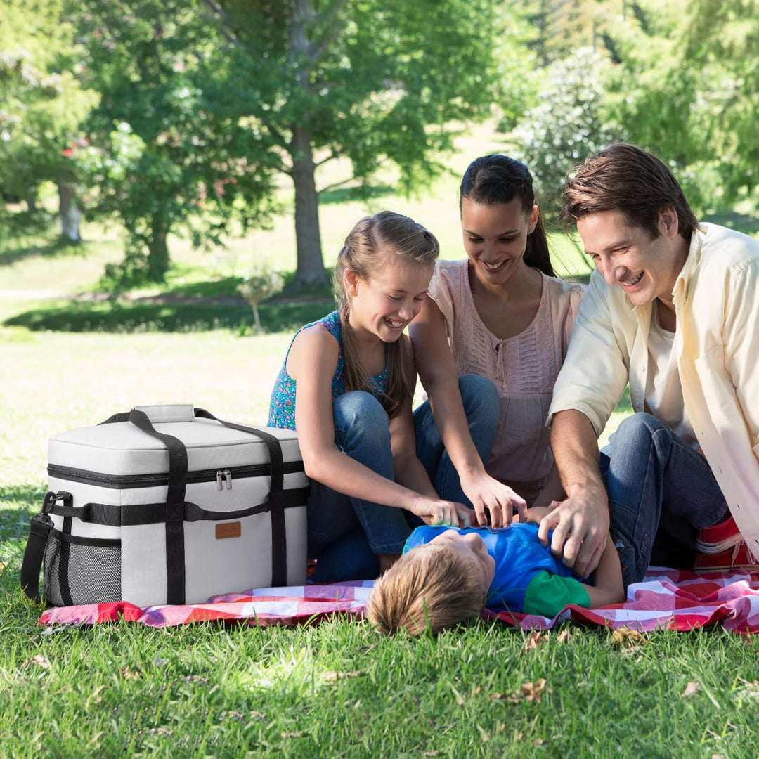 Lifewit Kühltasche 30L 50 Dosen, Faltbar Picknicktasche für Essen &amp; Getränke, Kühlbox Tragbare Eista