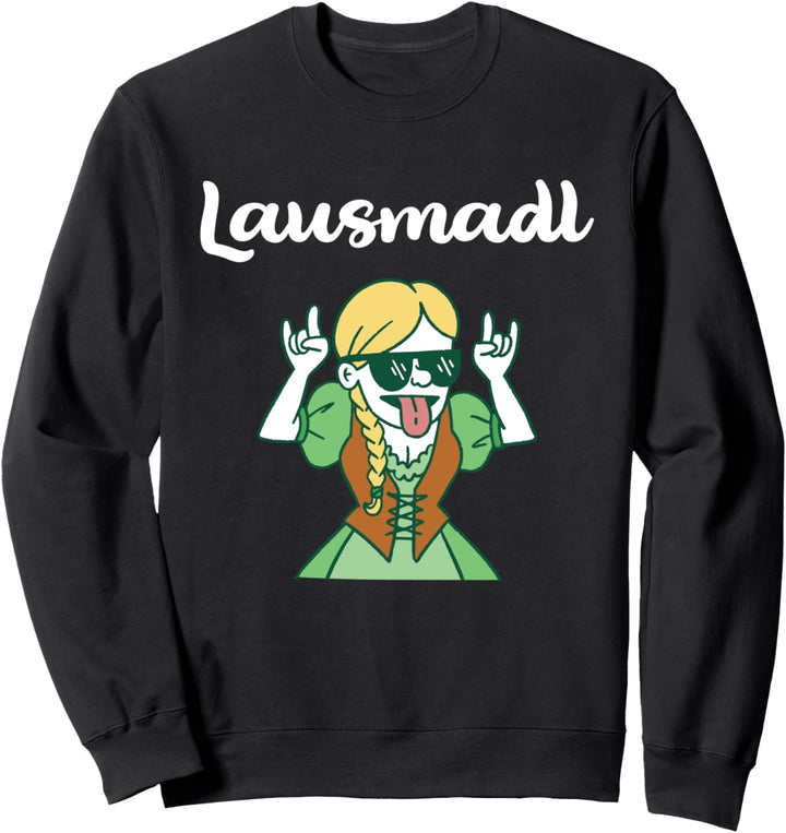 Dirndl &amp; Lederhose Trachten Ersatz Lausmadl Sweatshirt