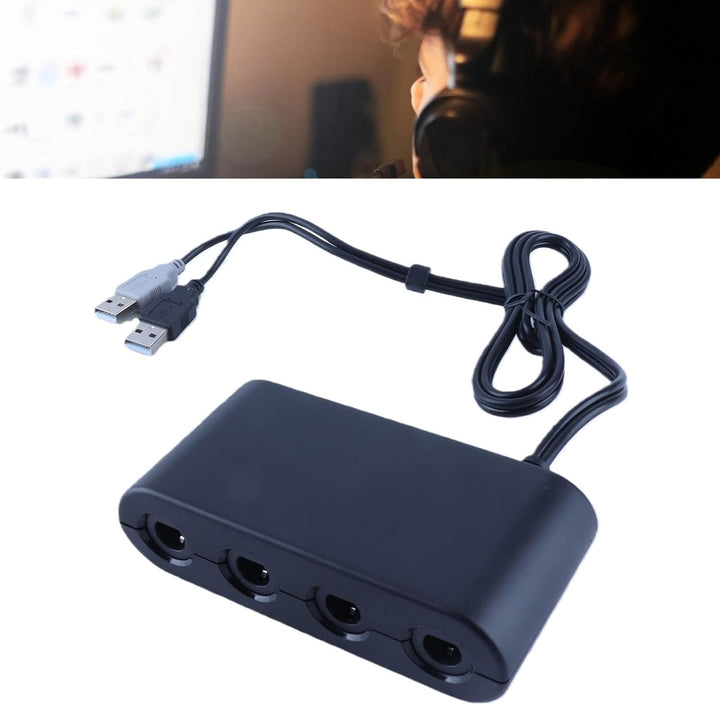 Controller Adapter für, Controller Adapter für Wii U, PC, für Switch, 4 Ports 3 in 1 Game Controller