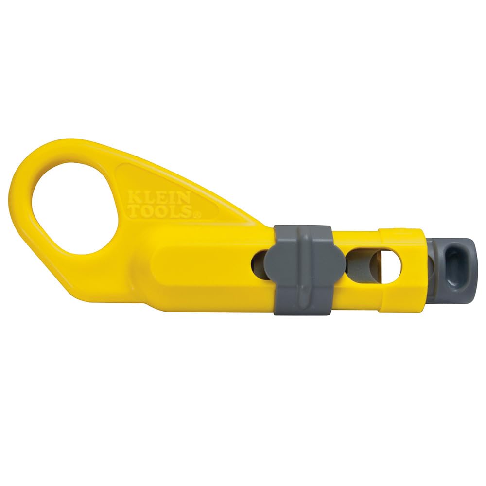 Klein Tools Katapult (KDE) Koaxialkabel Stripper, VDV110-095 Koax-Abisolierer RG59, RG6, RG6-QS, RG7