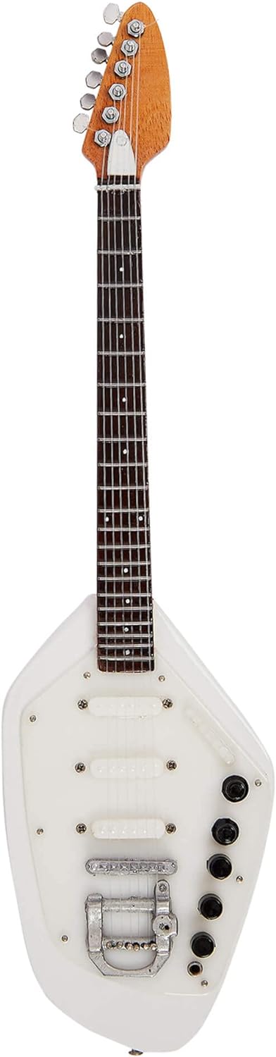 AXMAN Ian Curtis Miniatur-Gitarren-Nachbildung, Musikgeschenke, handgefertigt, 1/4-Massstab – inklus