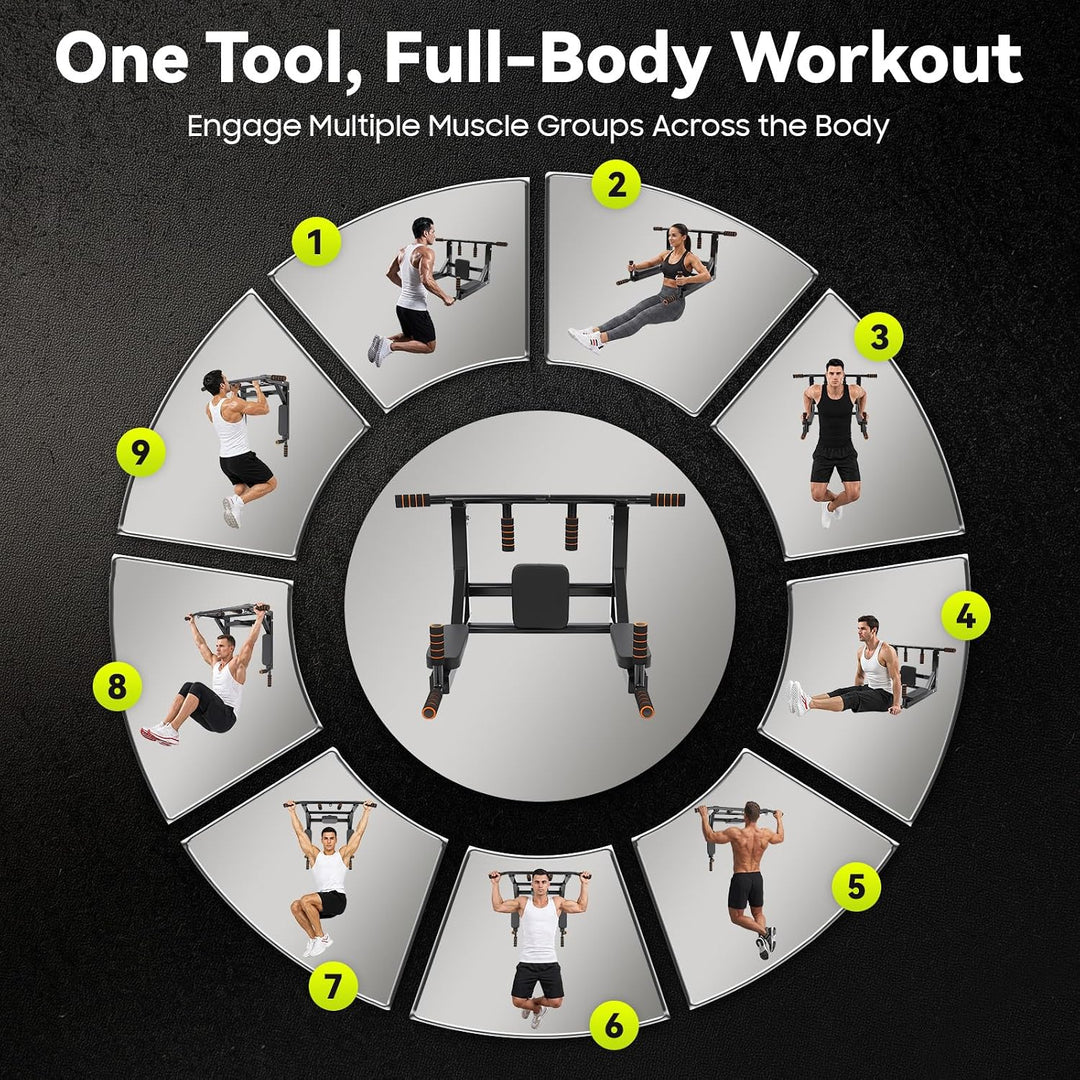 Multifunktionale Klimmzugstange zur Wandmontage Indoor-Training
