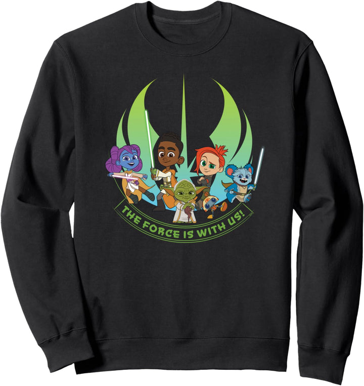 Star Wars Young Jedi Adventures Group The Force Is With Us! Sweatshirt