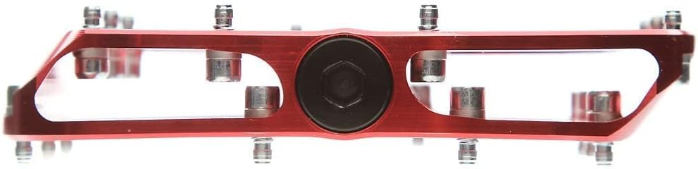 Chromag Scarab Flat Pedals Rot/Ausflug, einfarbig (Getaway Solids), rot