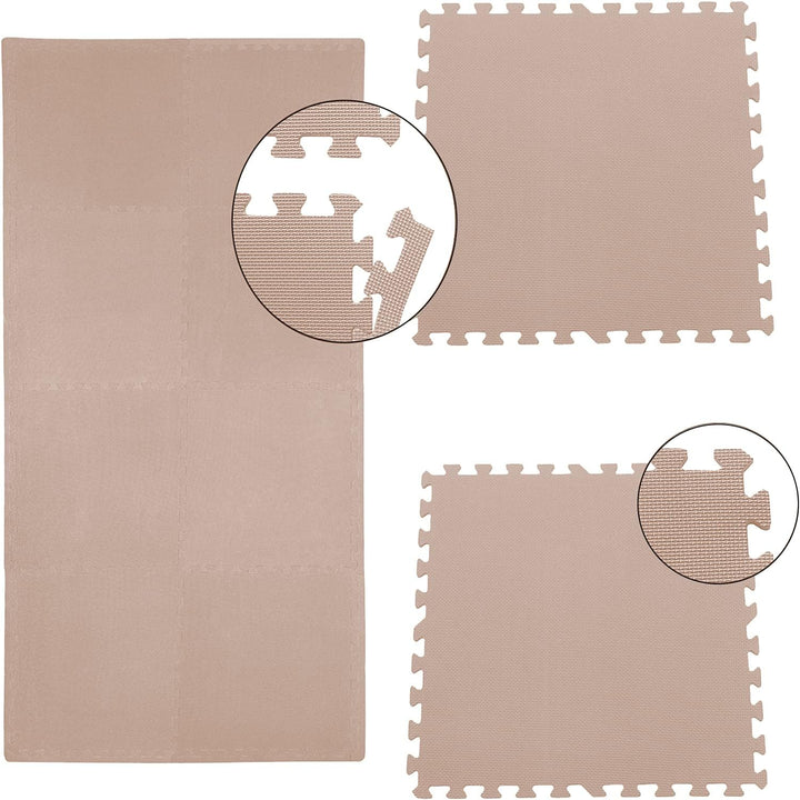 Sporttrend 24® 18 Schutzmatten + 36 Randstücke Set Farbwahl 60x60x1cm | 6,48qm | Bodenschutzmatte Sp