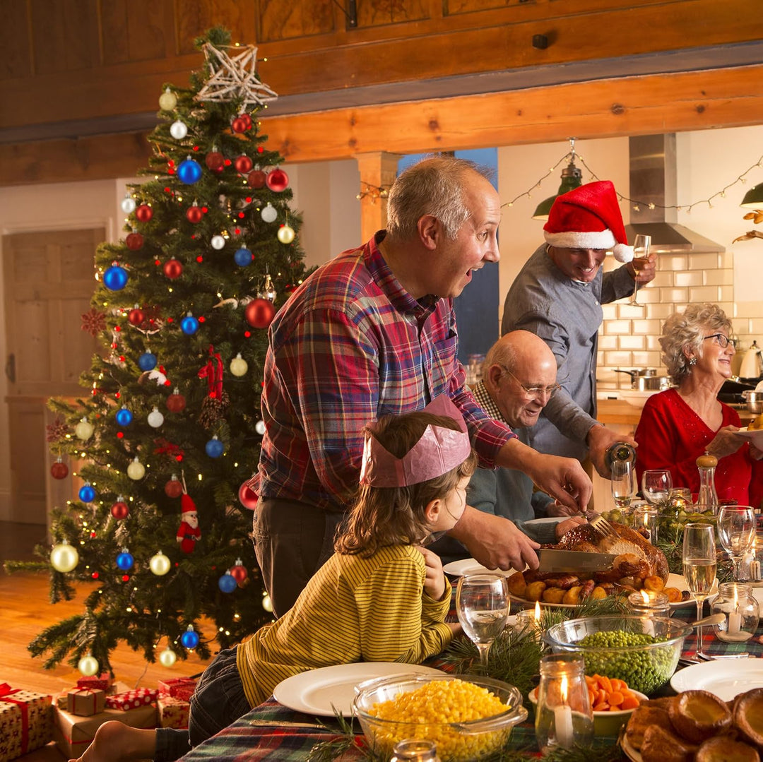 Relaxdays Weihnachtskugeln 100er Set, Weihnachtsdeko, glänzend, braun, Braun