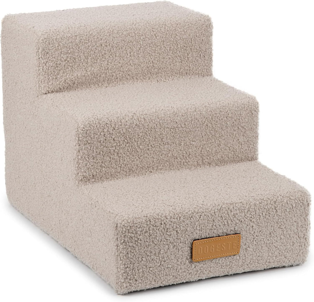 Sofatreppe für Hunde und Katzen – Hundetreppe für Bett &amp; Sofa – 3- oder 4-stufig, rutschfest &amp; wasch