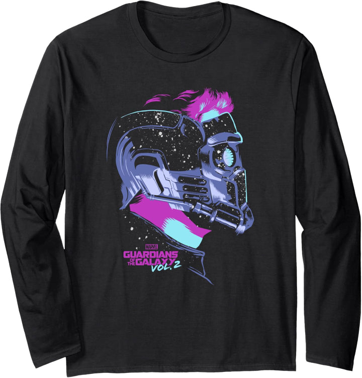 Marvel Guardians Vol.2 Star-Lord Neon Pop Langarmshirt