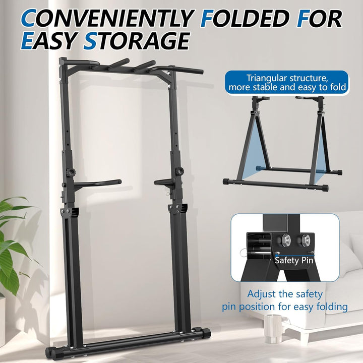 Faltbare Power Tower Dip Station