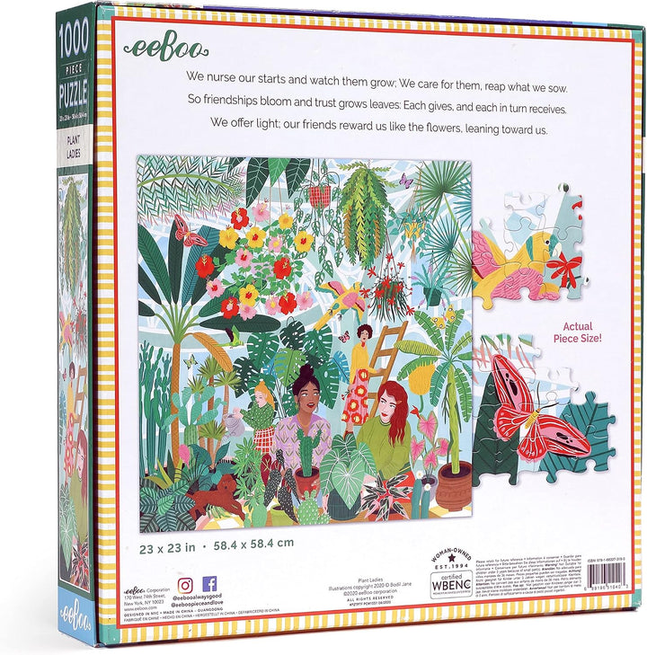 eeBoo - Puzzle - Plant Ladies, 1000 pcs (EPZTPTL)