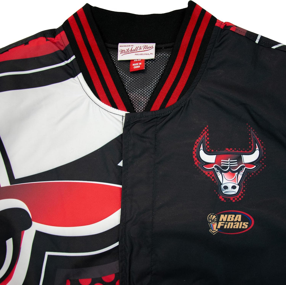 Mitchell &amp; Ness Big Face 7.0 Fashion Clothing (NBA/NFL) M Chicago Bulls Jacket, M Chicago Bulls Jack