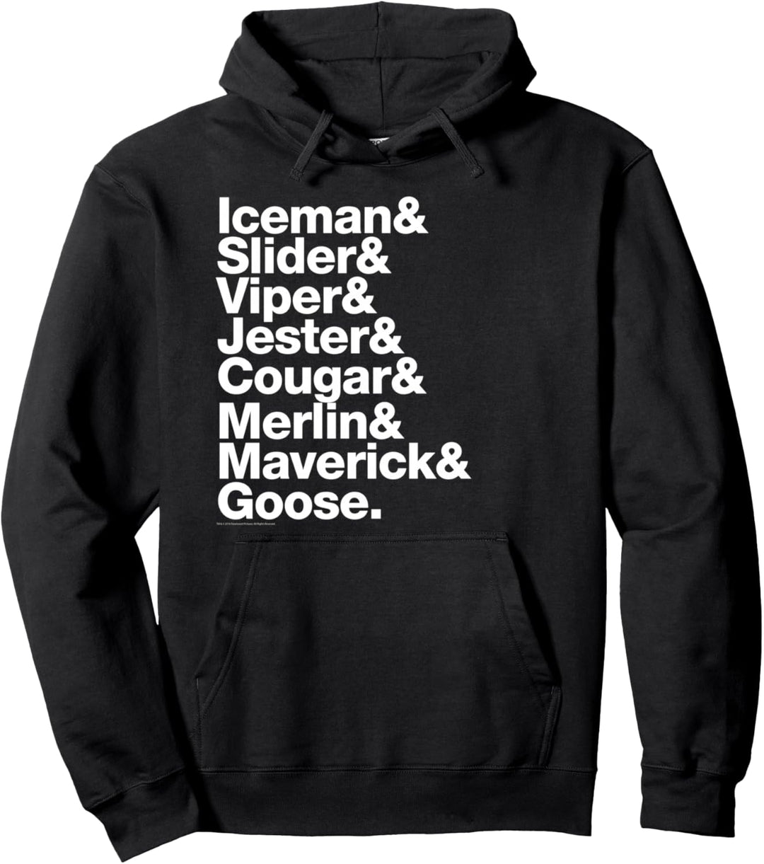 Top Gun Pilotennamen Pullover Hoodie