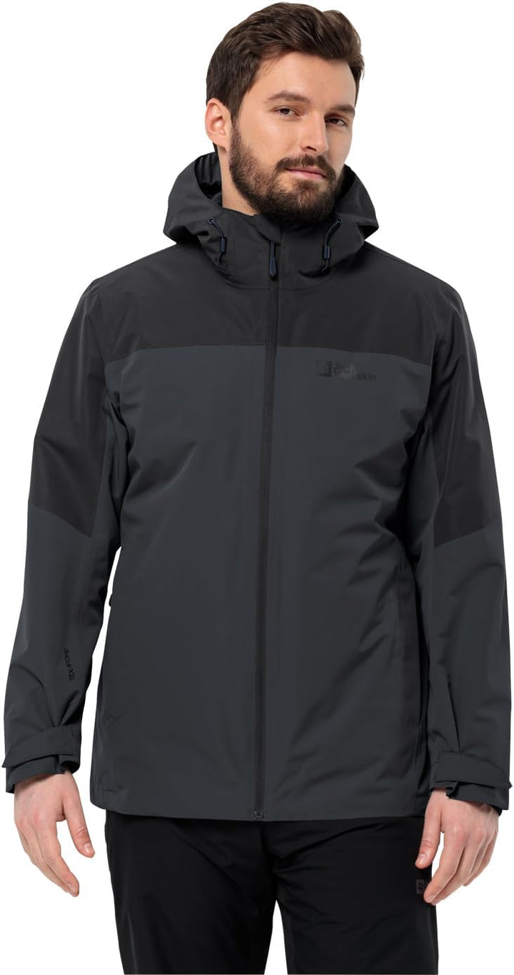 Jack Wolfskin Herren Glaabach 3in1 Jkt M Jacket XL Schwarz, XL Schwarz