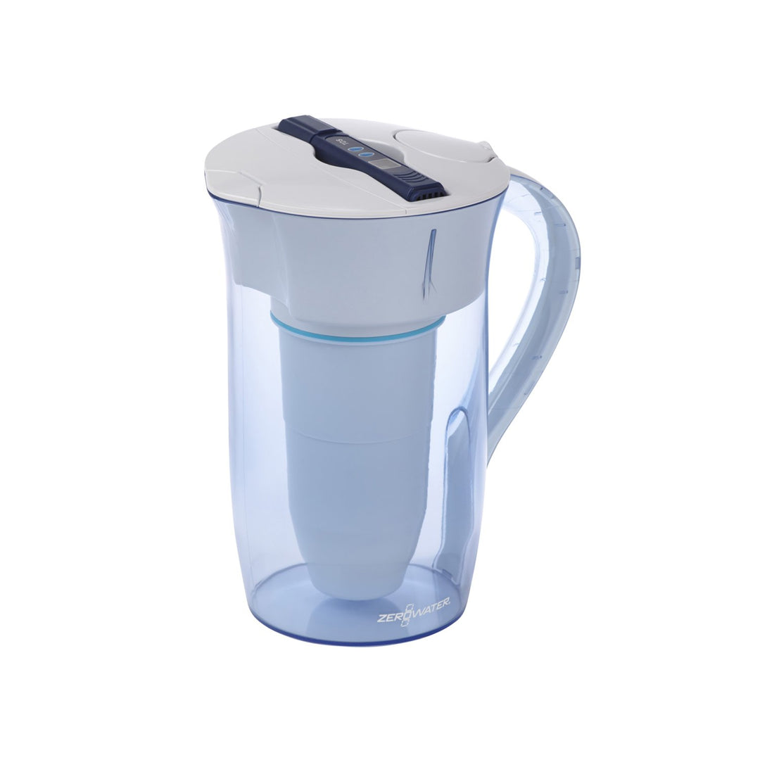ZeroWater 5-Stufige Filterkanne für Trinkwasser mit 2,4 L - NSF-Zertifizierte Wasserfilter Kanne, um