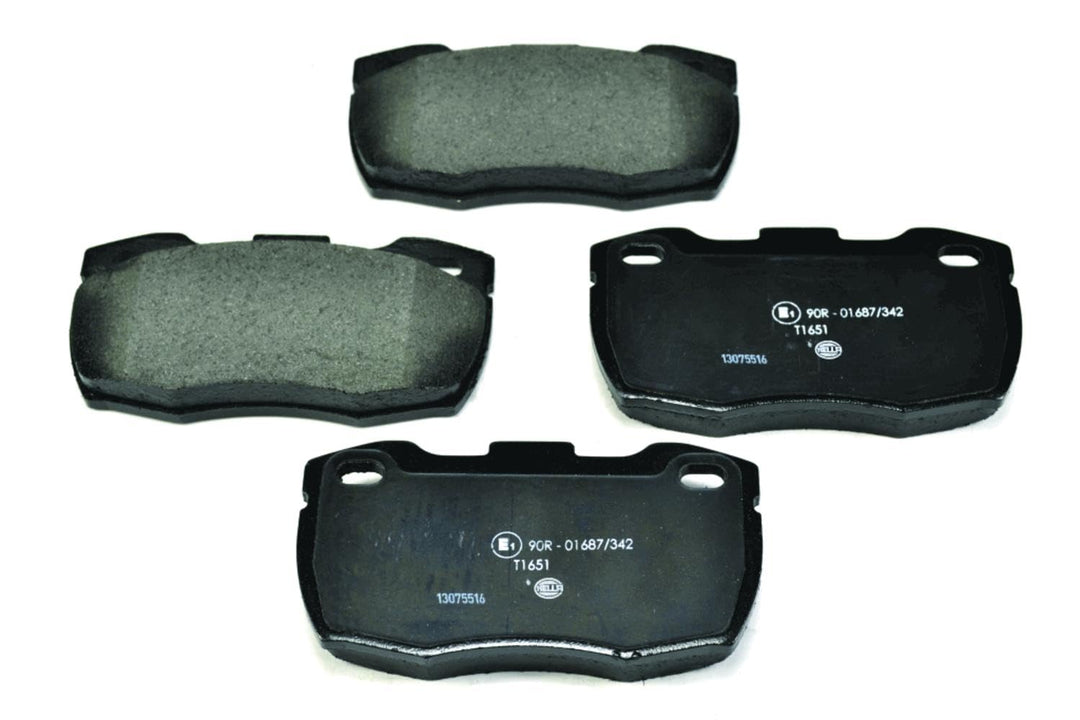 HELLA PAGID 8DB 355 012-871 Bremsbelagsatz - T1651 - Dicke/Stärke: 17mm - Bremssystem: Lockheed - ni